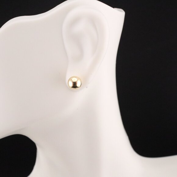 Timeless Women's 14k Gold Classic Ball Stud Petite Earrings Fashion Jewelry ** - Picture 6 of 12